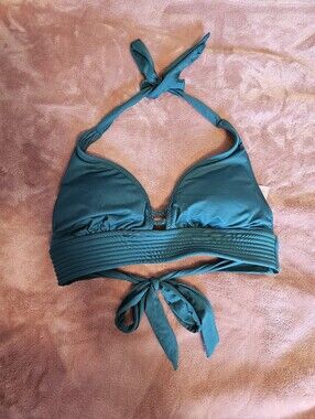 3 For $15 🎊 Kona Sol Dark Teal Halter Swim Top